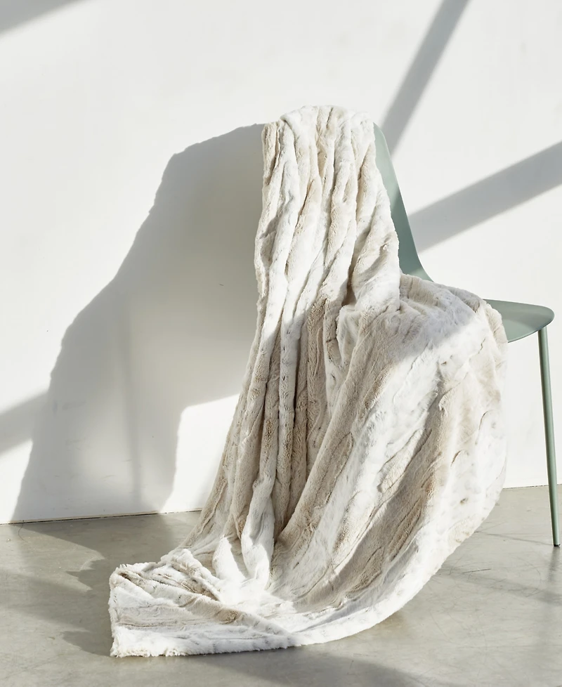 Peri Home Snow Leopard Throw, 50" x 60"