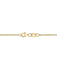 Effy Turquoise & Diamond (1/4 ct. t.w.) Halo 18" Pendant Necklace in 14k Gold