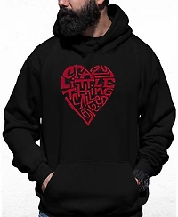 Men's Crazy Little Thing Called Love Word Art Hooded Sweatshirt