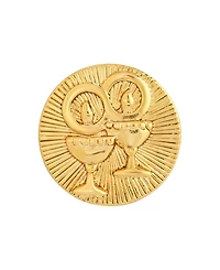 14K Gold-Dipped Unity Chalice Round Tie Tack