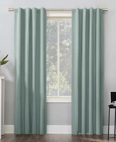 Cyrus Thermal 100% Blackout Back Tab Curtain Panel