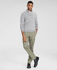 Club Room Men's Cashmere Quarter-Zip Sweater, Created for Macy's