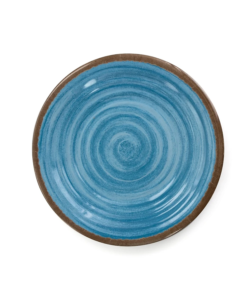 Elama Rippled Tides Melamine 12 Pc. Dinnerware Set, Service for 4