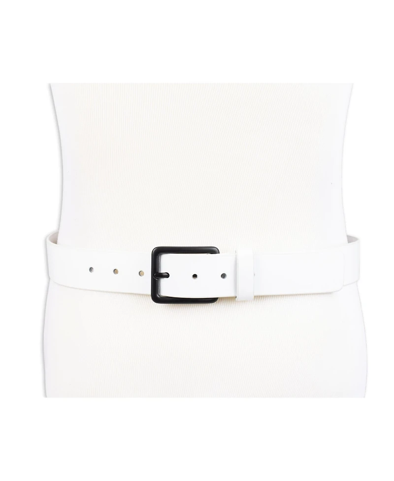 Calvin Klein Men's Genuine Leather Casual Bridle Belt