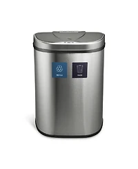 Ninestars Automatic Touchless Motion Sensor Semi-Round Trash Can