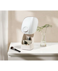Joseph Joseph Viva Pedestal Mirror with Cosmetic Organizer
