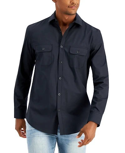 Alfani Men's Regular-Fit Solid Shirt