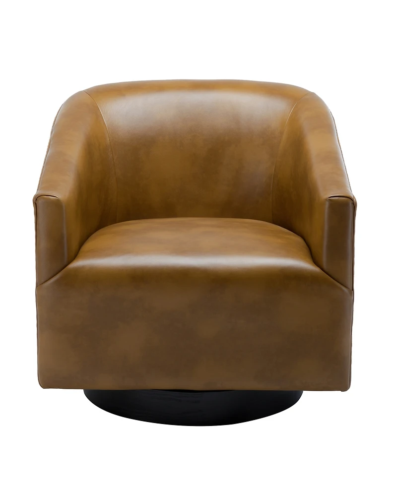 Gaven Wood Base Swivel Chair