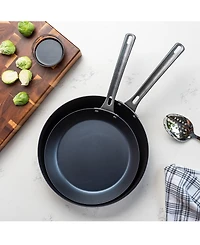 Viking 2-Pc. 10" & 12" Blue Carbon Steel Fry Pan Set