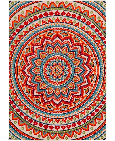 Closeout! Northern Weavers Britta Bri-07 7'10" x 9'10" Outdoor Area Rug
