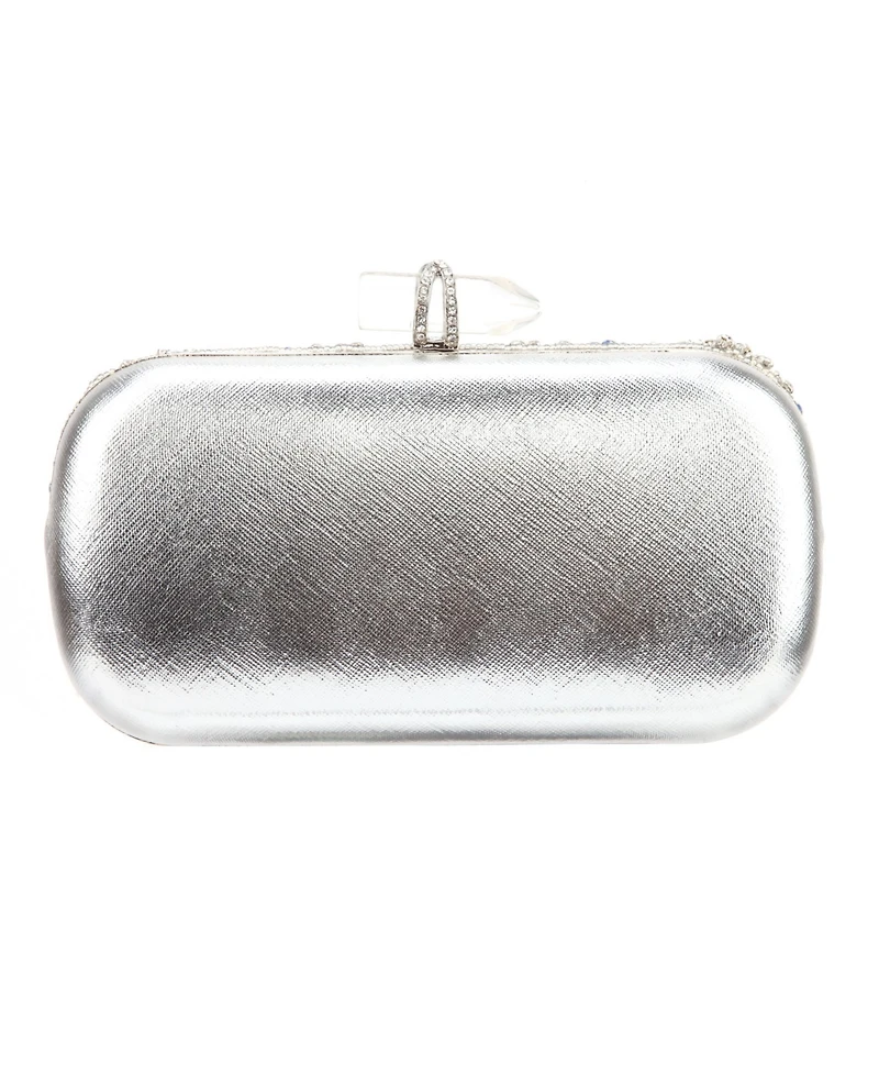 Women's Crystal Embellished Minaudiere