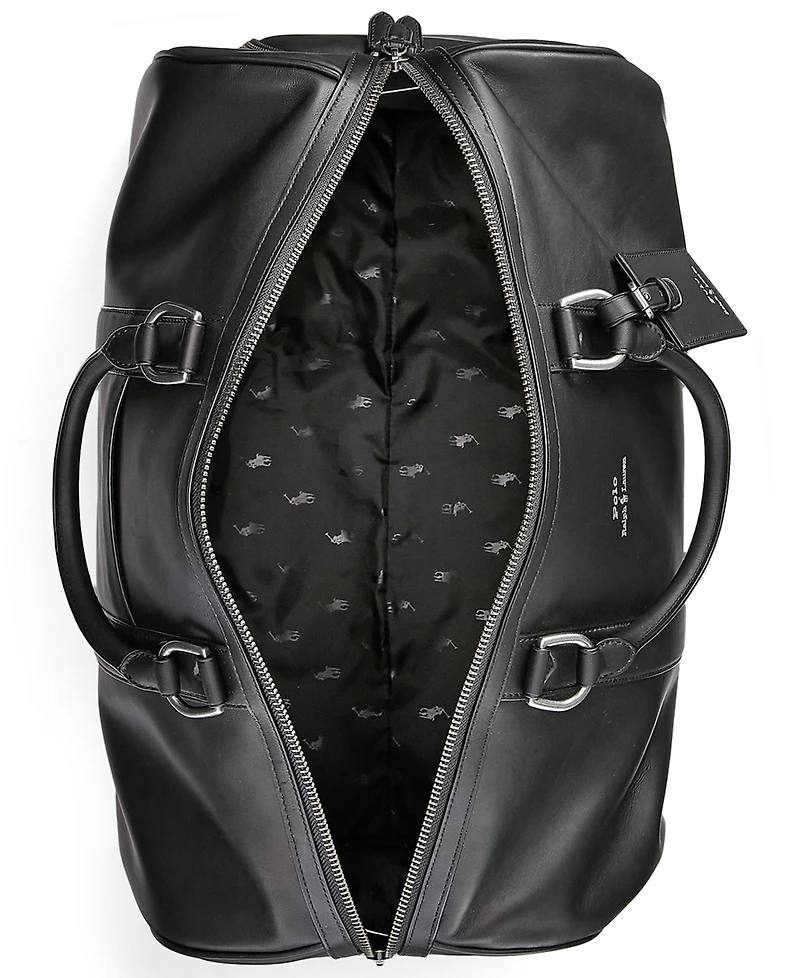 Polo Ralph Lauren Men's Smooth Leather Duffel
