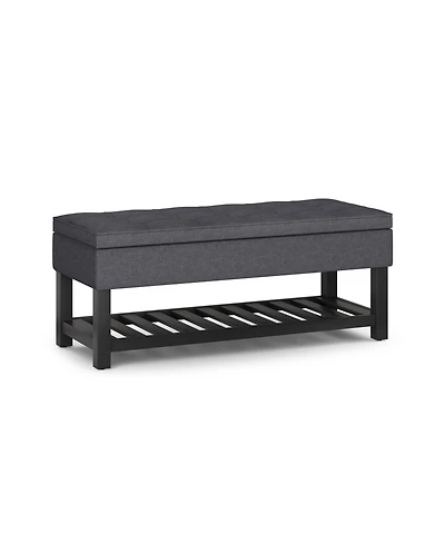 Cosmopolitan Storage Ottoman Bench with Open Bottom
