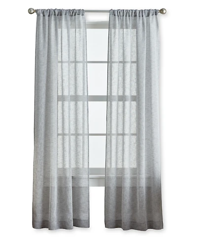 Curtainworks Pandora Sheer 84" x 38" Pole Top Panel, Set of 2