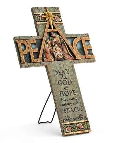 Napco Verdigris Peace Cross