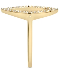 Wrapped Diamond Rhombus Statement Ring (1/10 ct. t.w.) 14k Gold or White Gold, Created for Macy's