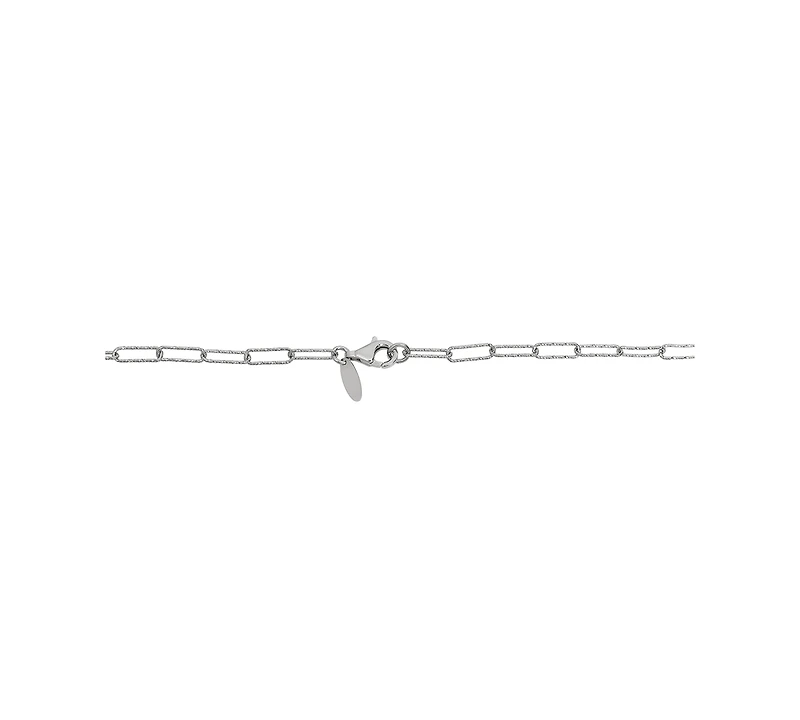 Swiss Blue Topaz Paperclip Link 18" Statement Necklace (4 ct. t.w.) Sterling Silver (Also Amethyst & Citrine)