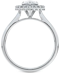 Portfolio by De Beers Forevermark Diamond Pear Halo Engagement Ring (3/4 ct. t.w.) in 14k White Gold