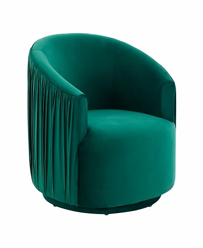 London Pleated Swivel Chair