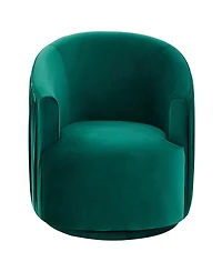 London Pleated Swivel Chair
