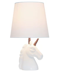 Simple Designs Sparkling Unicorn Table Lamp