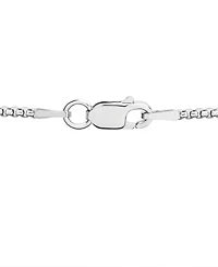 Men's Diamond Circle 22" Pendant Necklace (1/2 ct. t.w.) Sterling Silver (Also Black Diamond)