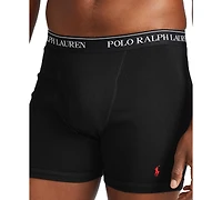 Polo Ralph Lauren Men's 3-Pack Big & Tall Cotton Boxer Briefs