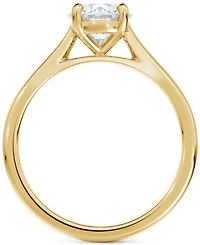 Portfolio by De Beers Forevermark Diamond Round-Cut Cathedral Solitaire Engagement Ring (1/2 ct. t.w.)
