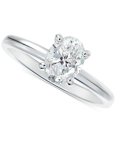 Portfolio by De Beers Forevermark Diamond Solitaire Oval-Cut Diamond Engagement Ring (5/8 ct. t.w.) in 14k White Gold