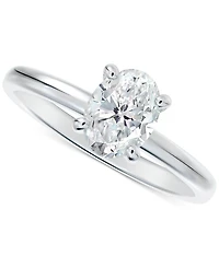 Portfolio by De Beers Forevermark Diamond Solitaire Oval-Cut Diamond Engagement Ring (5/8 ct. t.w.) in 14k White Gold