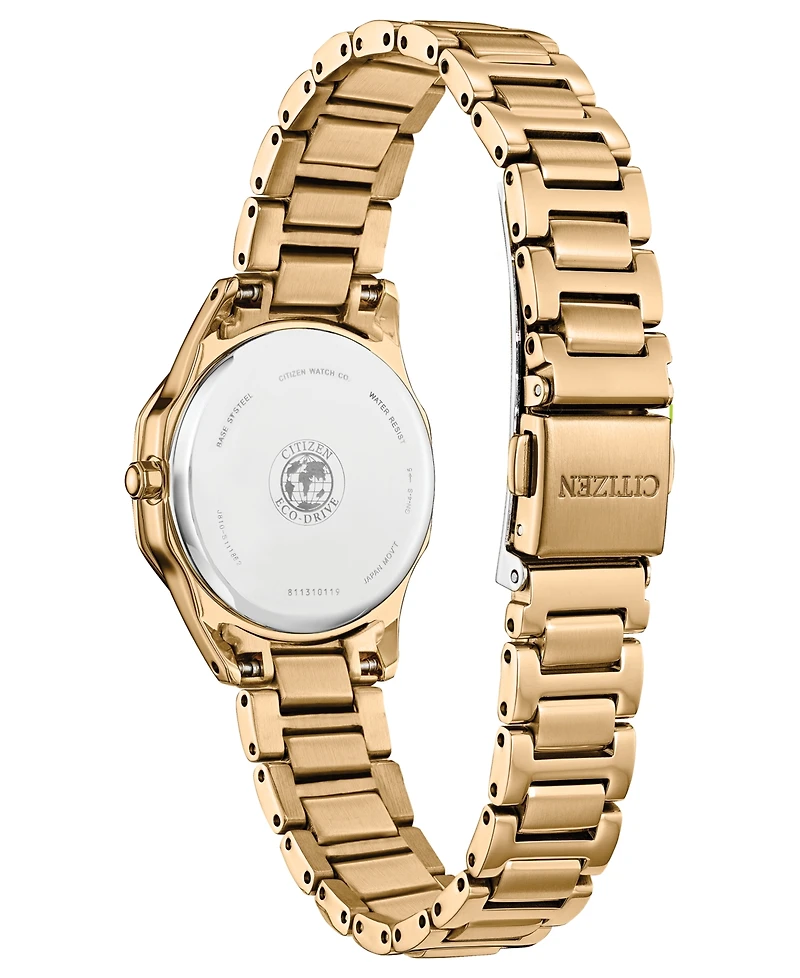 Citizen Eco-Drive Women's Corso Gold-Tone Stainless Steel Bracelet Watch 28mm