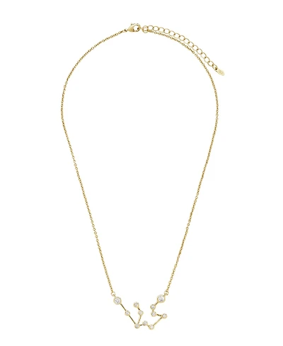 Women's When Stars Align Constellation Necklace 14k Gold Plate