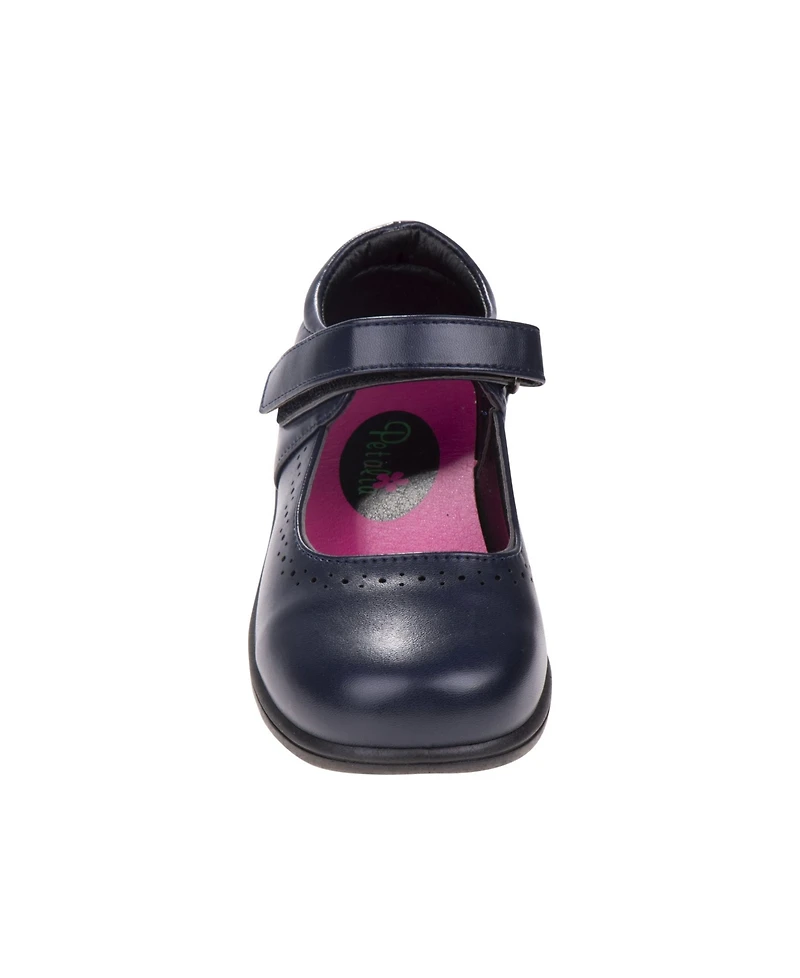 Petalia Little Girls Mary Jane Round Toe Dress Shoe