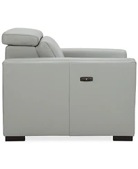 Closeout! Jenneth 41" Leather Recliner, Created for Macy's