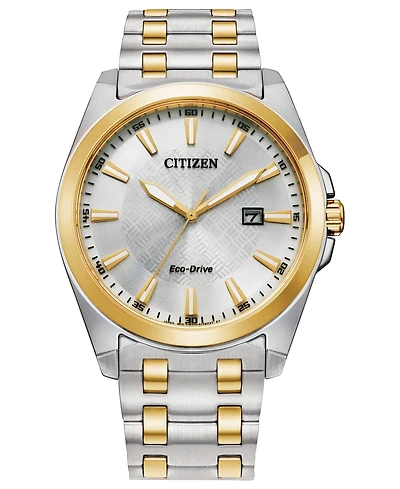 Citizen Eco-Drive Men's Corso Two-Tone Stainless Steel Bracelet Watch 41mm