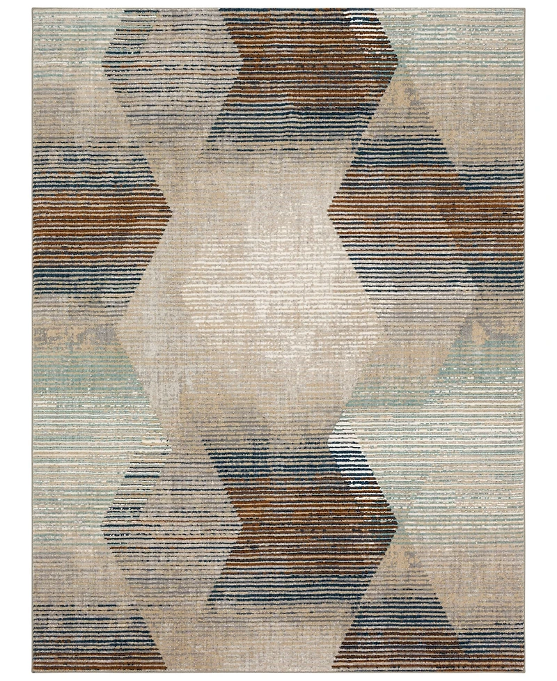 Closeout! Karastan Epiphany Precarious Stria 5'3" x 7'10" Area Rug