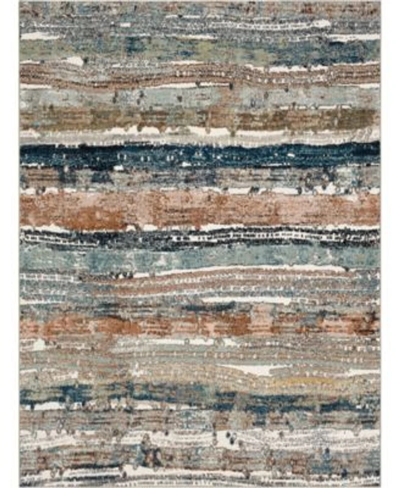 Closeout Karastan Epiphany Colorful Waves Area Rug