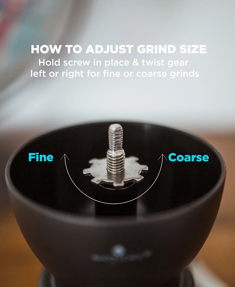 Grosche Bremen Manual Ceramic Conical Burr Coffee Grinder and Spice Mill