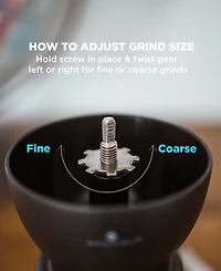 Grosche Bremen Manual Ceramic Conical Burr Coffee Grinder and Spice Mill