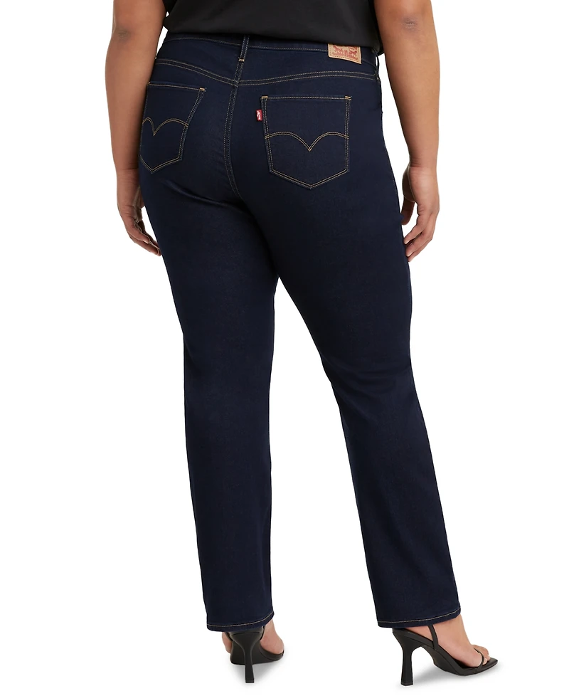 Levi's Trendy Plus 724 High-Rise Straight-Leg Jeans