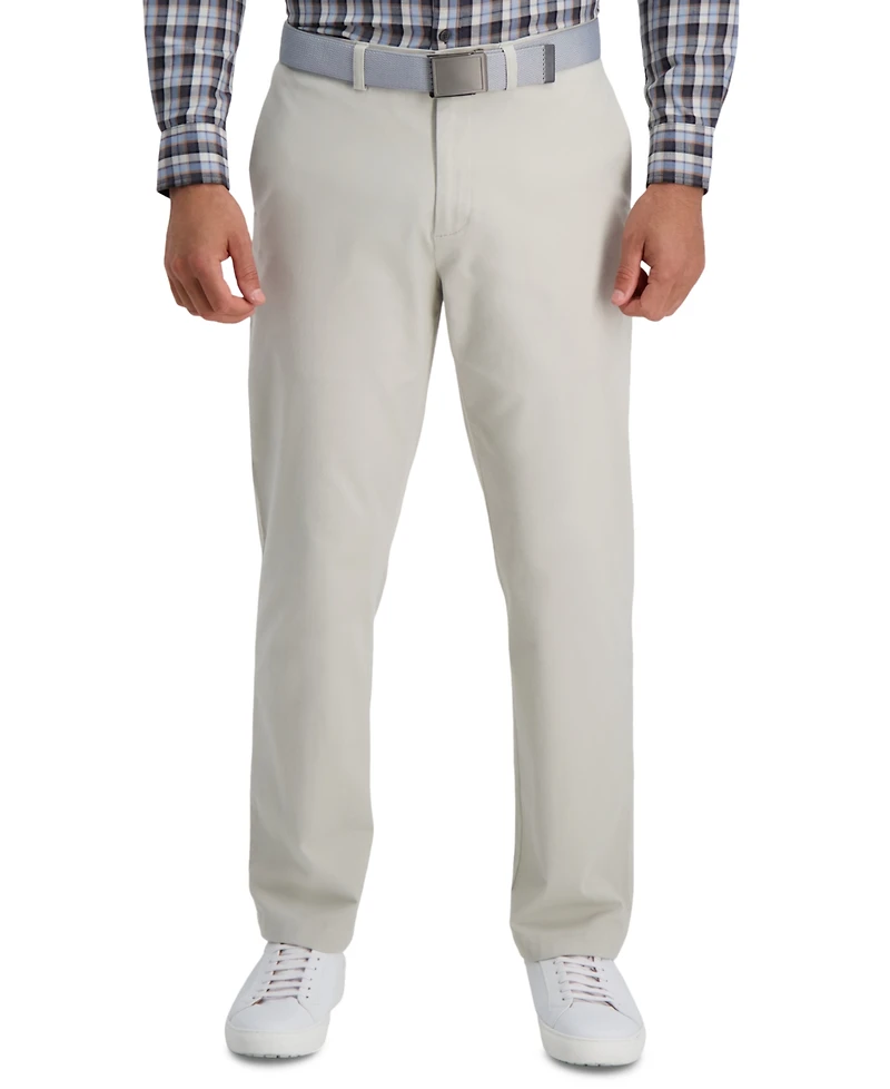 Haggar Men's Straight Fit Soft Chino Premium Dress Pant