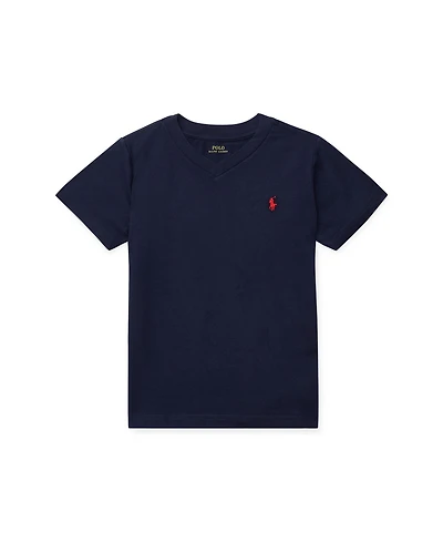 Polo Ralph Lauren Toddler and Little Boys Cotton Jersey V-Neck T-Shirt