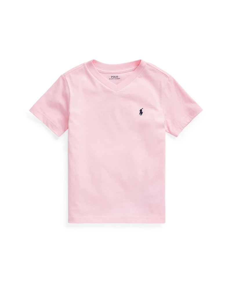 Polo Ralph Lauren Toddler and Little Boys Cotton Jersey V-Neck T-Shirt