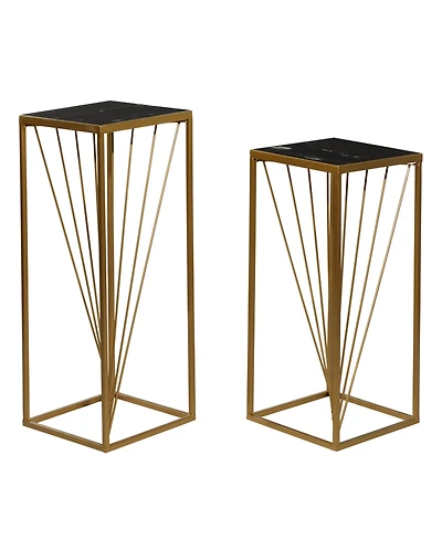 Contemporary Accent Table, Set of 2
