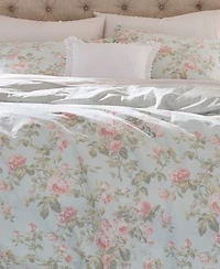 Laura Ashley Madelynn Cotton Reversible Duvet Cover Sets