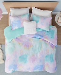Intelligent Design Cassiopeia Watercolor Tie Dye 3-Pc. Duvet Cover Set, Twin/Twin Xl