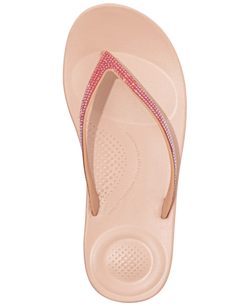 Women's Iqushion Ombre Sparkle Flip-Flops