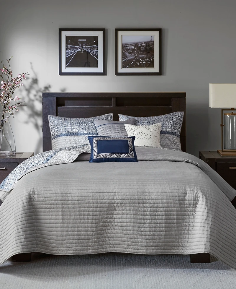 Madison Park Rhapsody 6-Pc. Quilt Set, Full/Queen