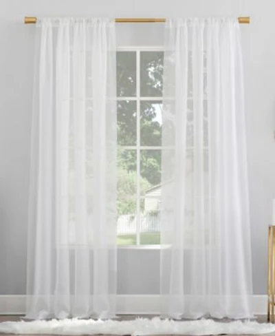 Mallory Sheer Voile Rod Pocket Curtain Panel