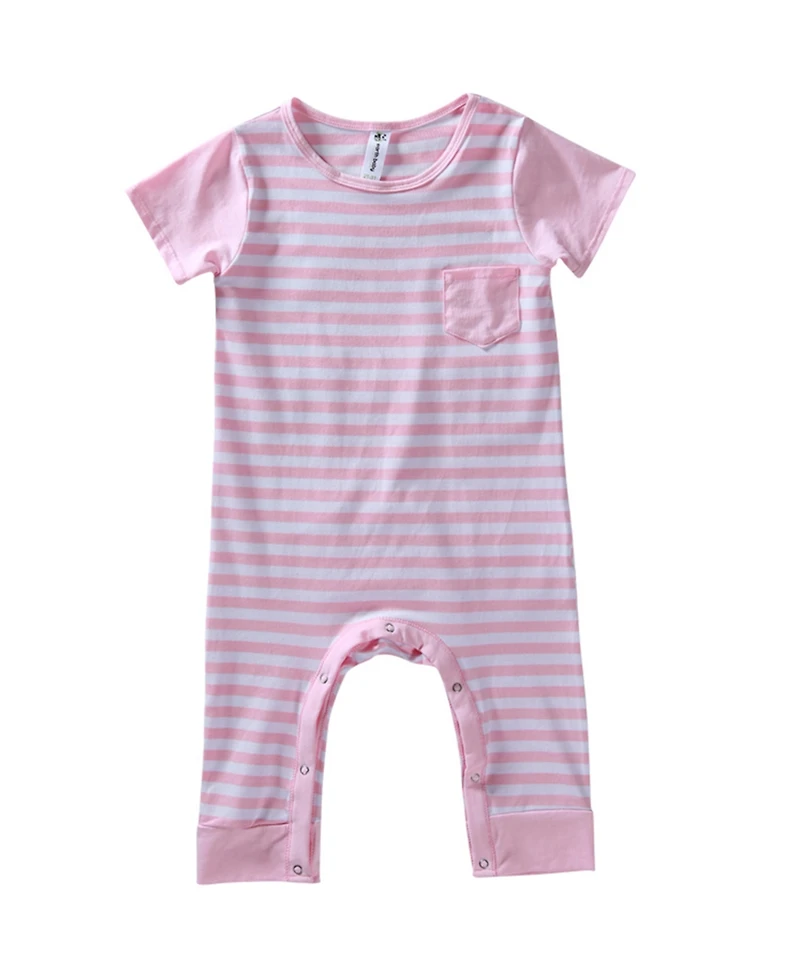 Earth Baby Outfitters Baby Boys or Baby Girls Short Sleeve Romper